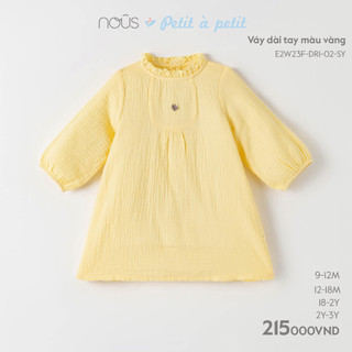 Set váy, bộ quần áo Nous dài tay cho bé gái màu sắc đáng yêu chất liệu thoải mái cho bé từ 3-6 tháng đến 2-3 tuổi