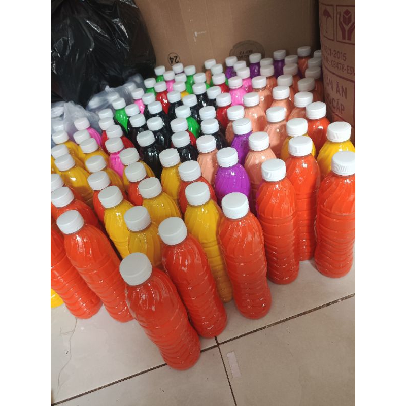Màu tô tượng đậm đặc chai 500ml