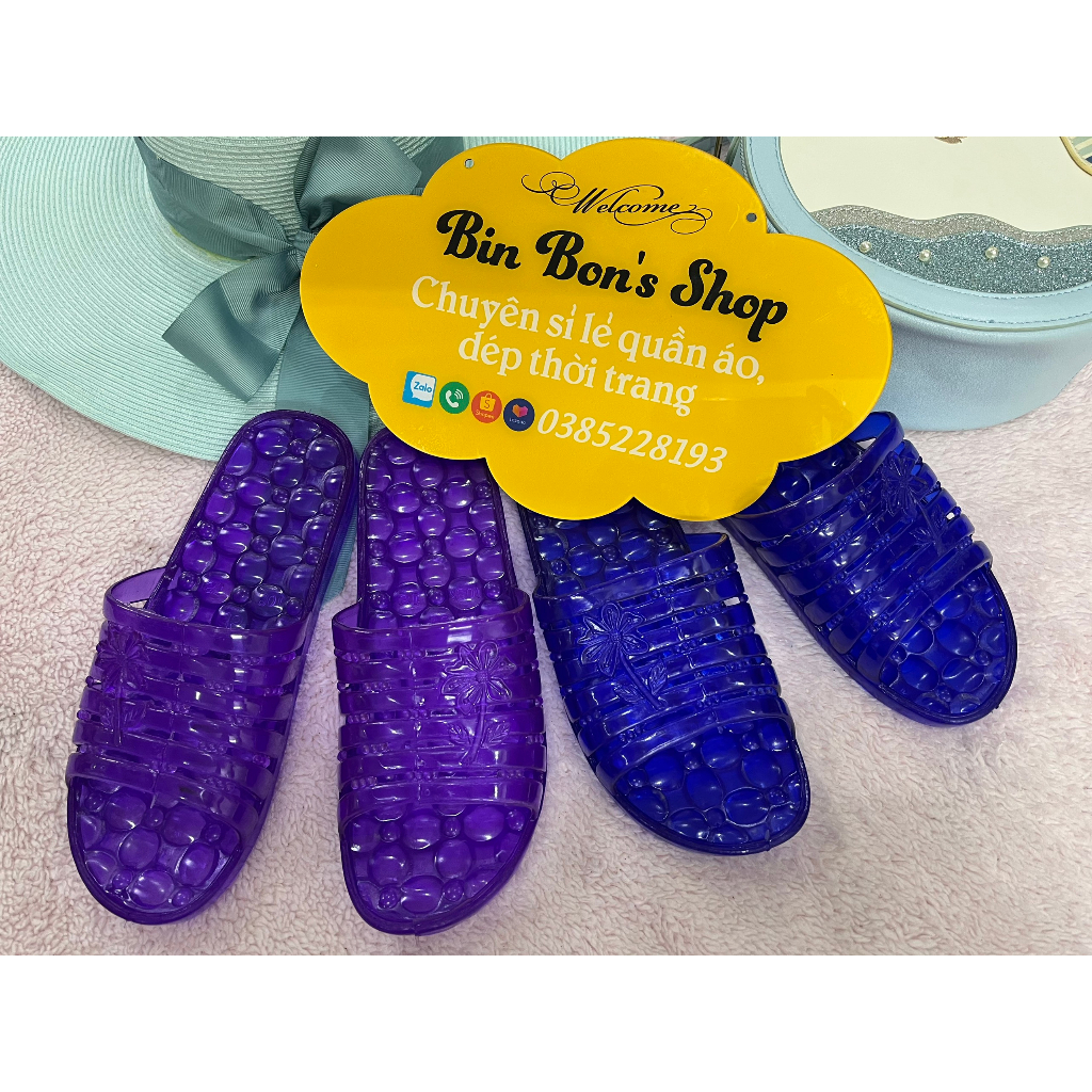 Dép nhựa dẻo đi trong nhà hoặc ngoài trời 36-39