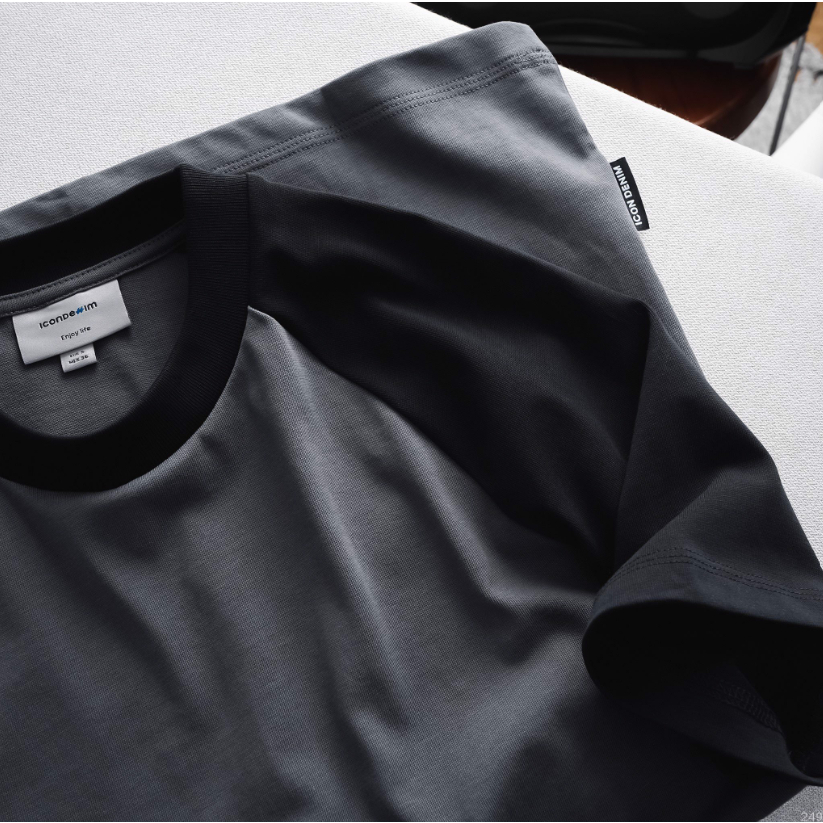 Áo thun nam Premium Cotton ICDN Raglan chất Cotton mềm mại thấm hút tốt - ATID0249