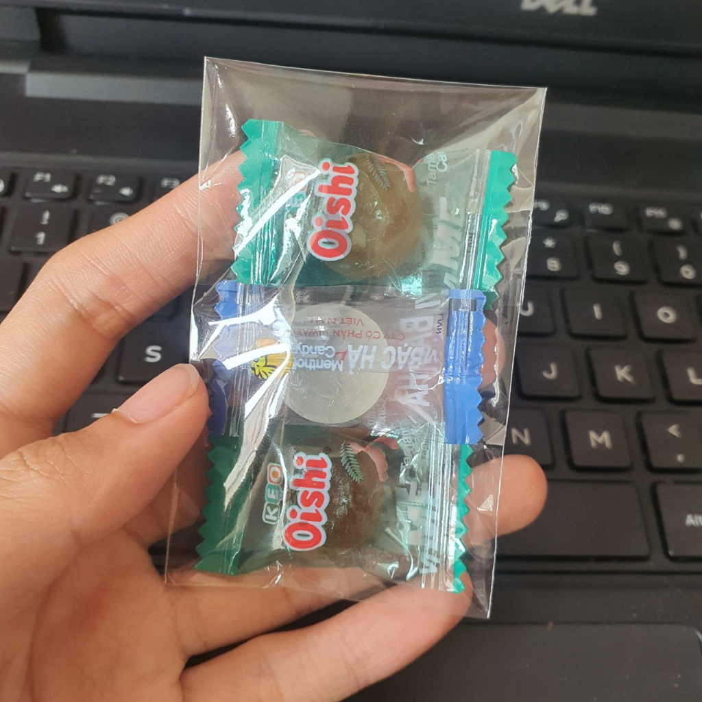 100 TÚI BÓNG KÍNH GÓI HÀNG 6K 12*5,4CM