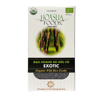  Gạo lức đen hữu cơ Hoa Sữa Exotic - Giảm cân 1kg hút chân không  Dẻo mềm thơm cơm  