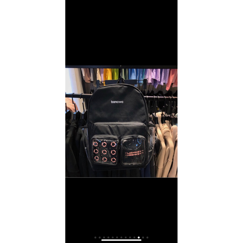 Balo đi học phối mica phong cách Hàn Quốc BANAWA ko