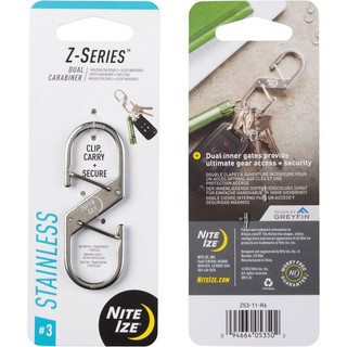Nite ize - móc khóa z-series dual #3 carabiner