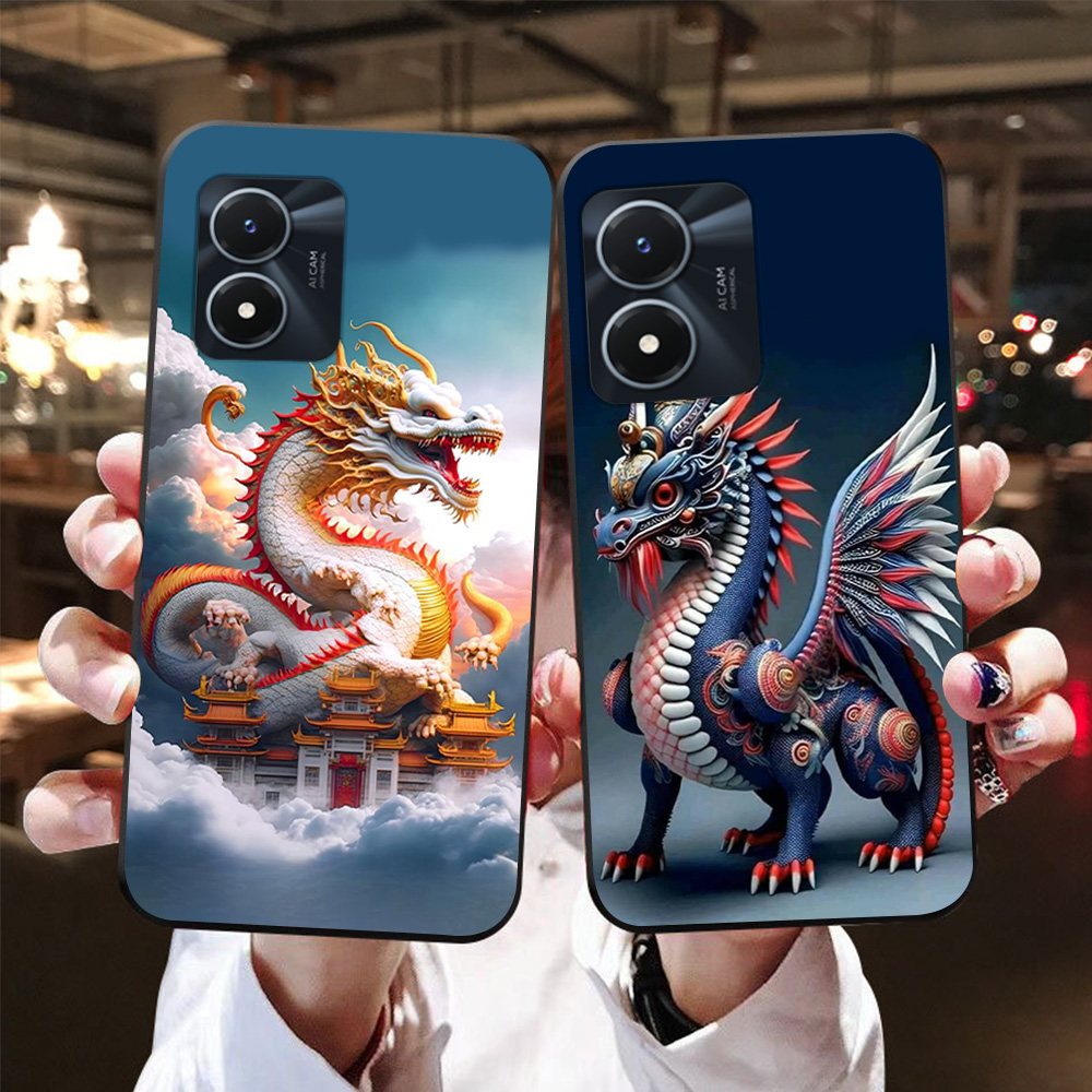 Ốp lưng vivo y02s / vivo y01 in hình rồng siêu chất