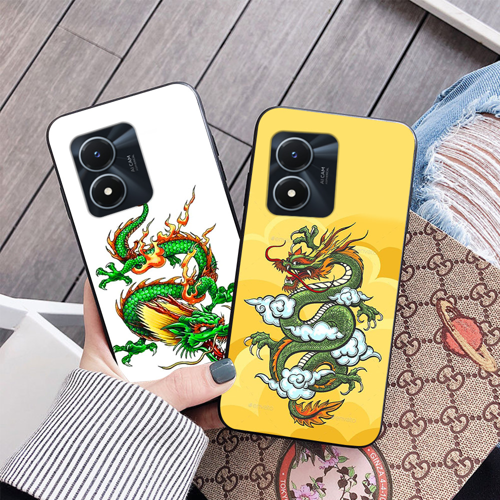 Ốp lưng vivo y02s / vivo y01 in hình rồng siêu chất