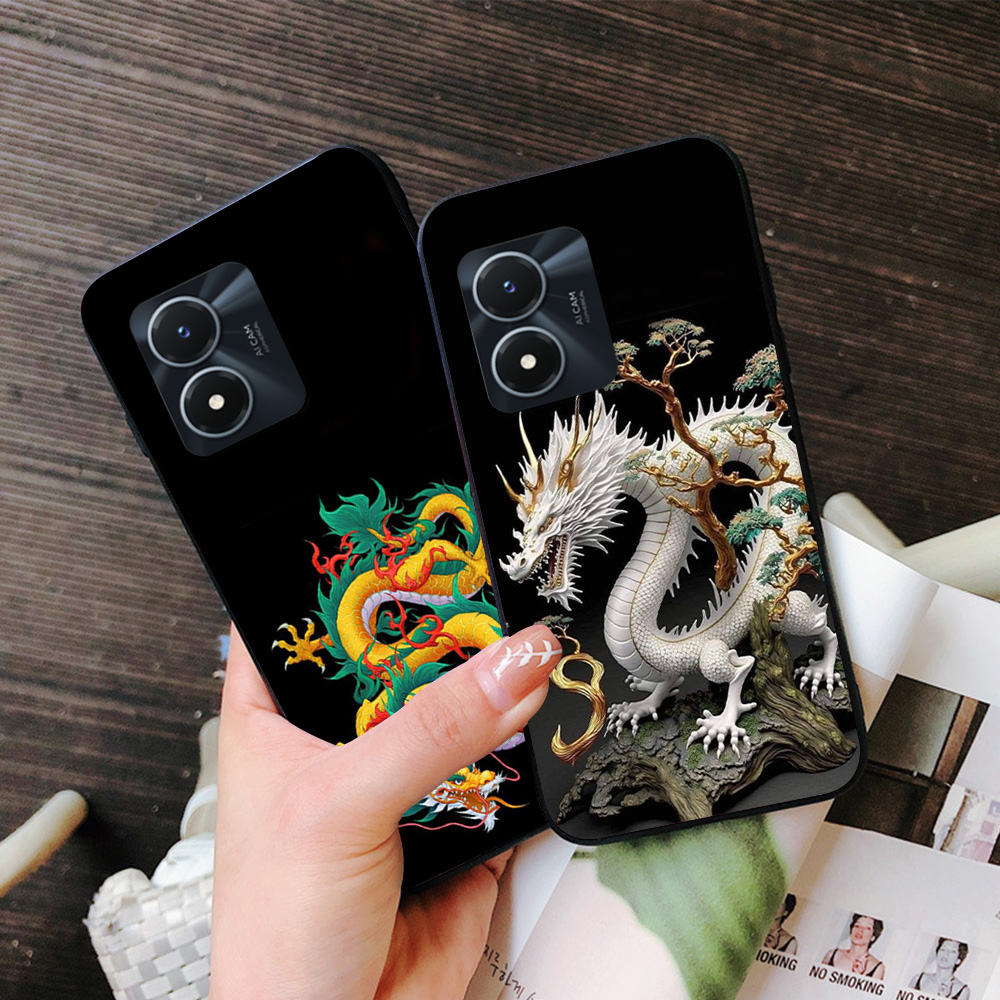 Ốp lưng vivo y02s / vivo y01 in hình rồng siêu chất