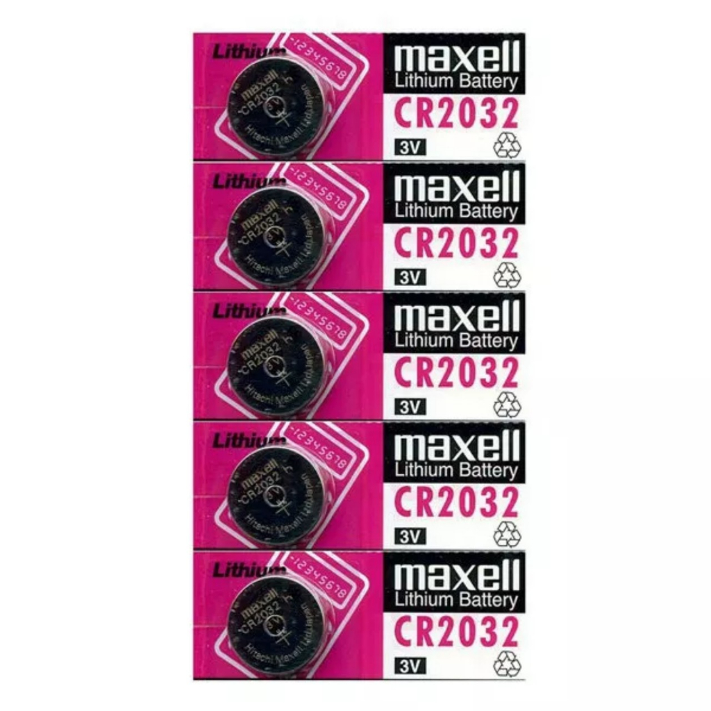 Pin CMOS CR2032, CR2025, CR2016 Maxell Lithium Battery 3V