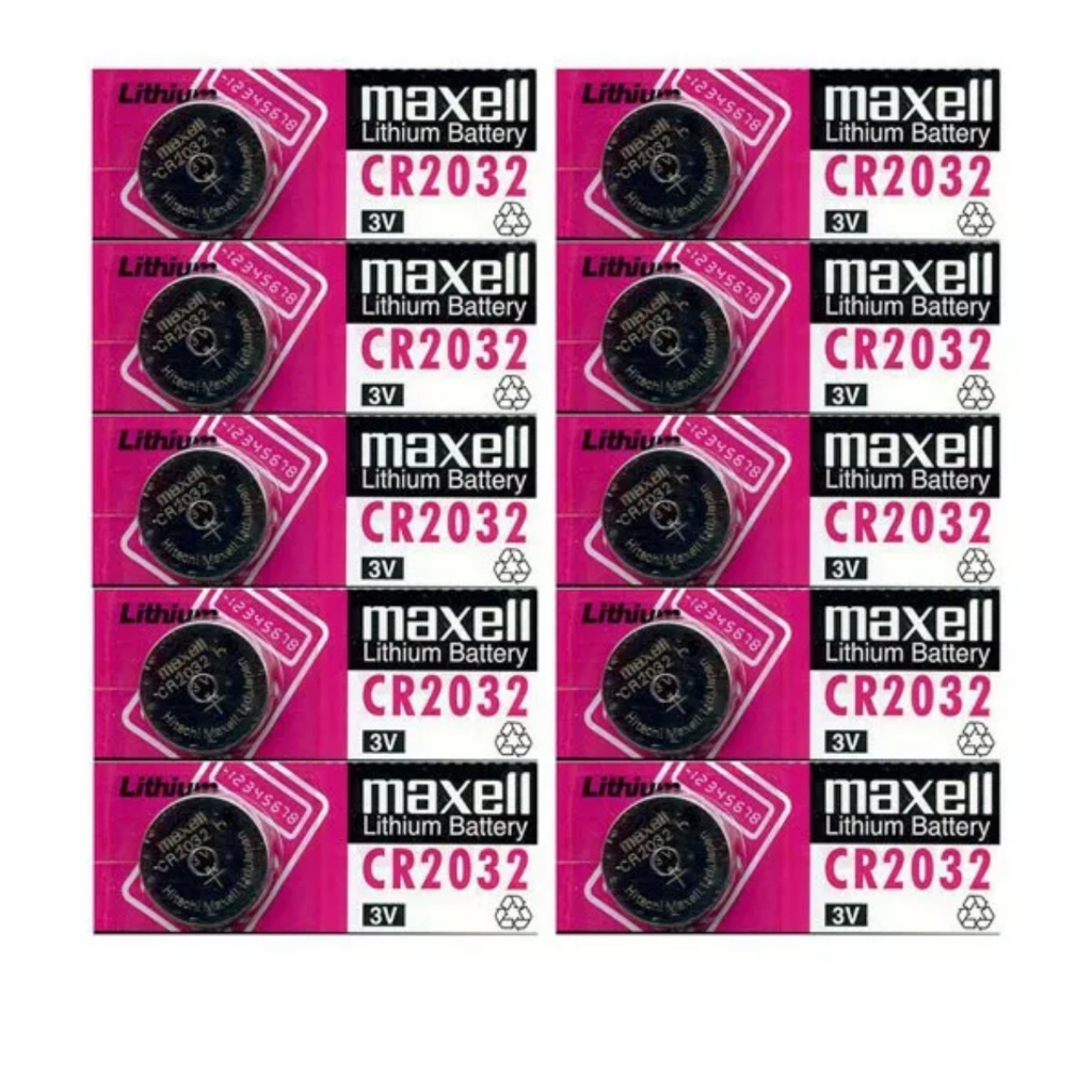 Pin CMOS CR2032, CR2025, CR2016 Maxell Lithium Battery 3V