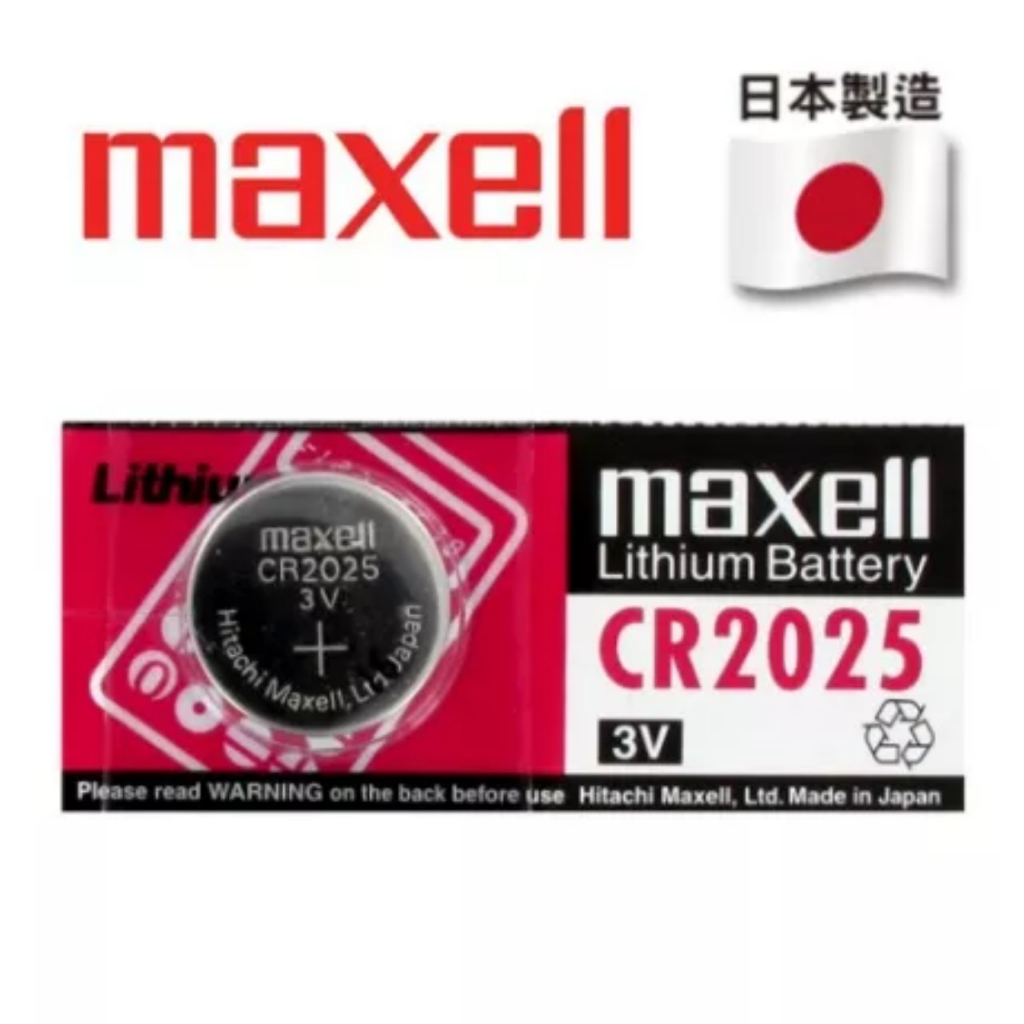 Pin CMOS CR2032, CR2025, CR2016 Maxell Lithium Battery 3V