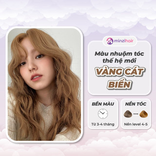  Thuốc nhuộm tóc Màu Vàng Cát Biển Thế Hệ Mới - Cần Nâng Tone - Minzihair Minzihair HCM 