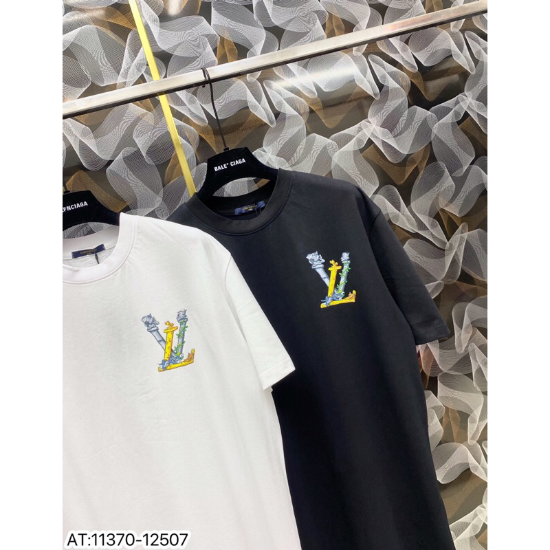 Áo thun mèo tom jerry in hình 3D vân lv đơn giản vải cotton co giãn mát lạnh