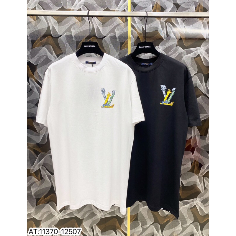 Áo thun mèo tom jerry in hình 3D vân lv đơn giản vải cotton co giãn mát lạnh