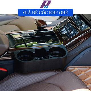 Khay để cốc đựng đồ lắp khe ghế ô tô xe hơi
