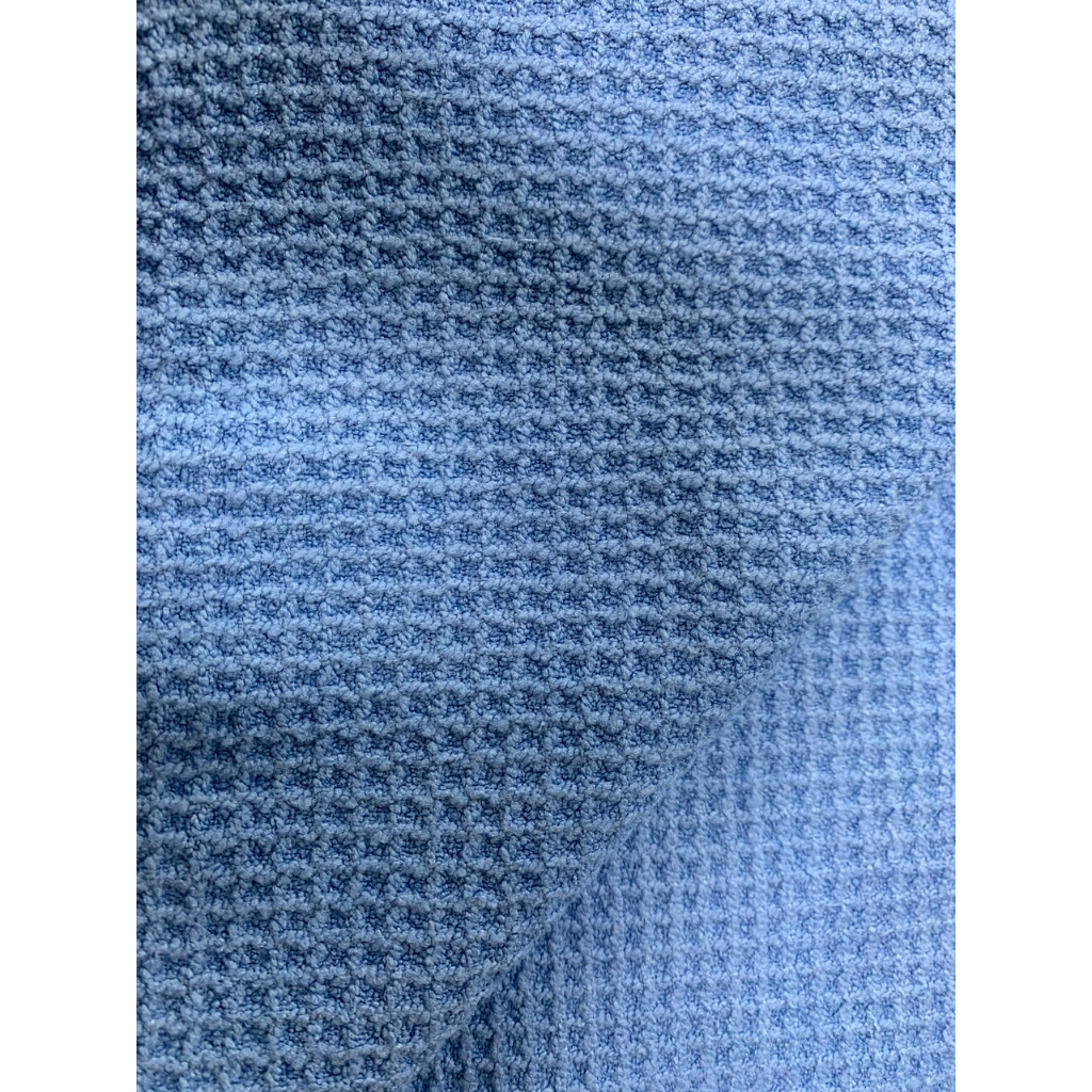 Khăn lau kính PLIX PREMIUM WAFFLE-WEAVE 380GSM, Màu: xanh dương