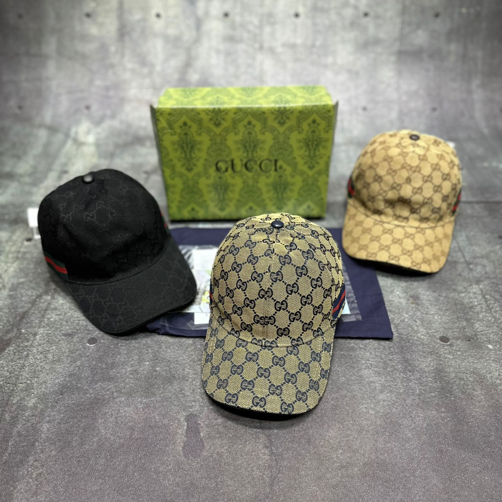 Nón Gucci 3 sọc truyền thống bản chuẩn có Size S M lớn nhỏ đầy đủ fullboxx hộp