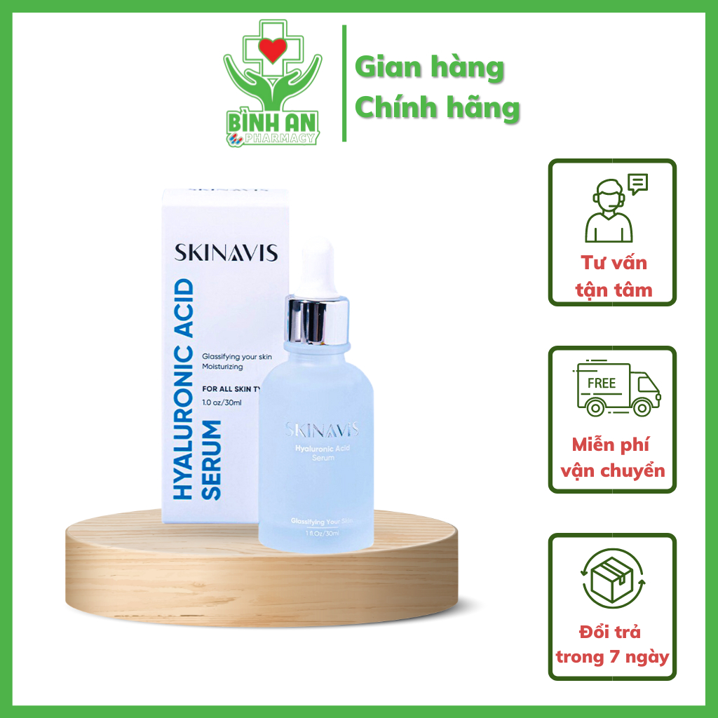 Serum HA Skinavis Hyaluronic Acid B5 - Cấp Ẩm và Phục Hồi Da (30ml)