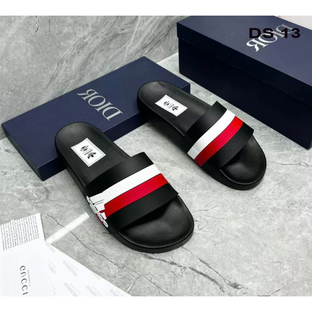 Dép quai ngang dành cho nam nữ, dép lê 3 màu đen trắng . Ảnh + clip thật