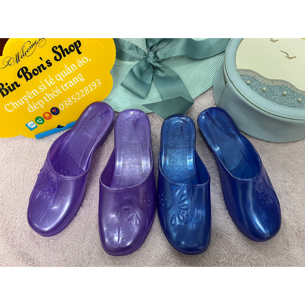 Sục nữ 2 màu xanh - tím đi ngoài trời/nhà tắm