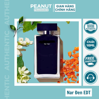   Mẫu thử  Nước hoa nữ Narciso For Her EDT  Nar Đen  chai 10ml bỏ túi dạng xịt Peanut 