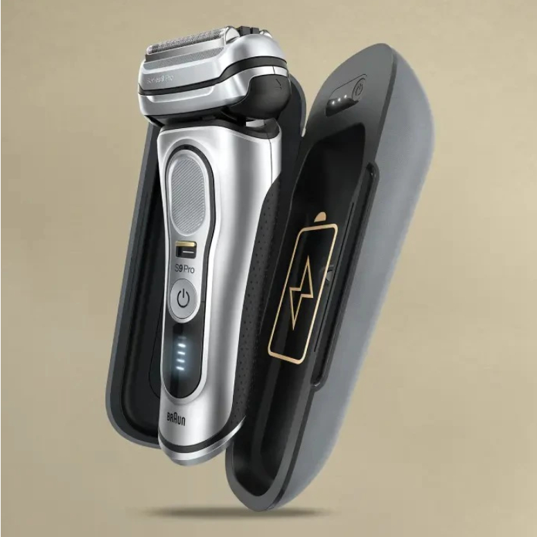 Hộp sạc máy cạo râu Braun PowerCase cho Series 9, 8, Series 9 Pro | Sạc dự phòng khi không có điện