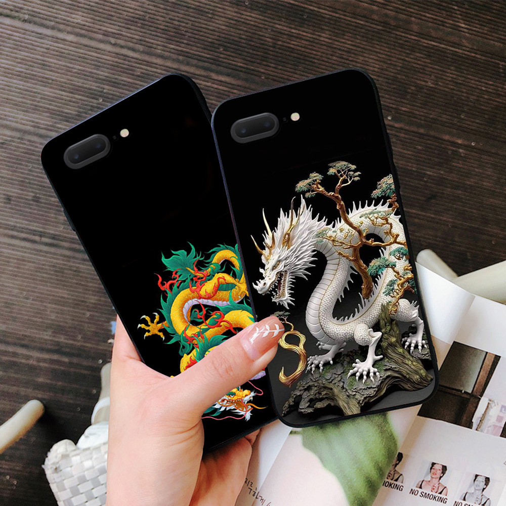 Ốp lưng Iphone 7 Plus / ip 8 Plus in hình rồng siêu chất