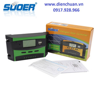 Bộ điều khiển sạc năng lượng mặt trời 20a 12v-24v suoer st-c1220