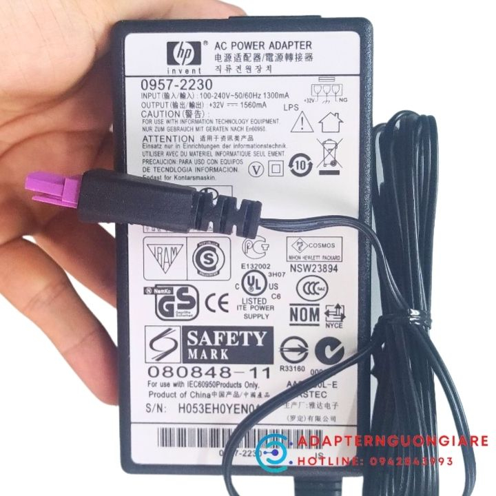 Adapter nguồn máy HP ScanJet Pro 2600 F1, dây nguồn máy scan HP 2600F1