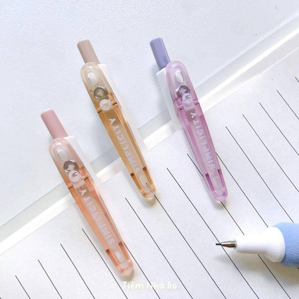 Bút chì bấm mura simplicity 0.5 pastel