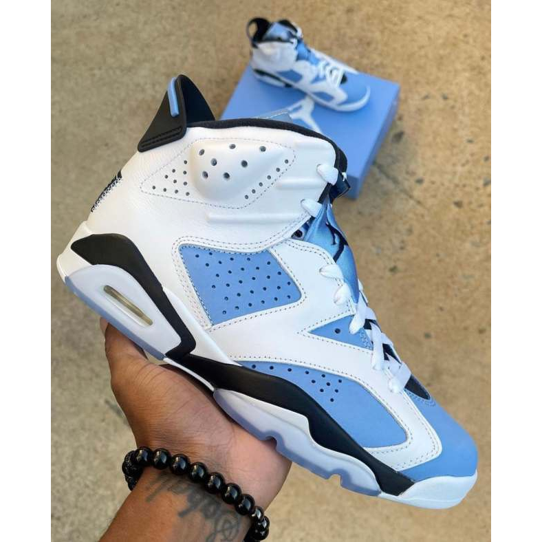 Giày Thể Thao Jordan 6 Retro University Blue Giày Jordan 6 xanh blue nam nữ hot trend cực ngầu cực xì tai