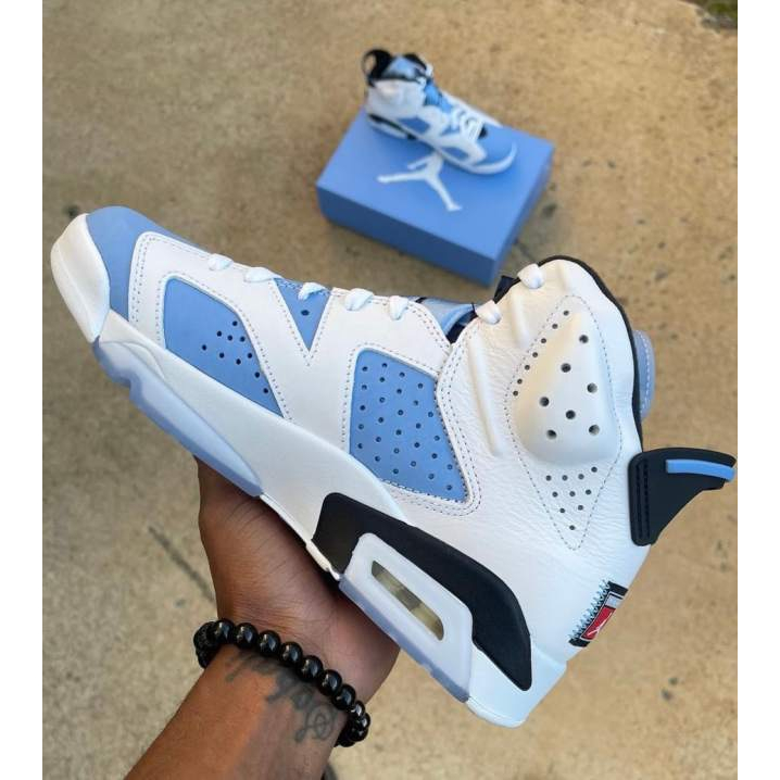 Giày Thể Thao Jordan 6 Retro University Blue Giày Jordan 6 xanh blue nam nữ hot trend cực ngầu cực xì tai