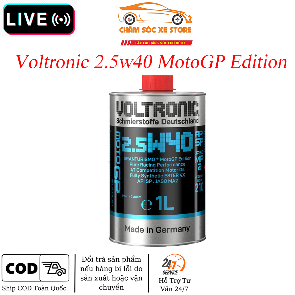 Dầu Nhớt Voltronic 2.5w40 MotoGP Edition