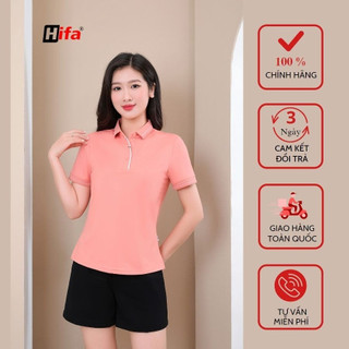 Áo Polo Nữ HIFA Coton Cao Cấp thoáng mát , co dãn 4 chiều ,thấm hút mồ hôi: POLO02