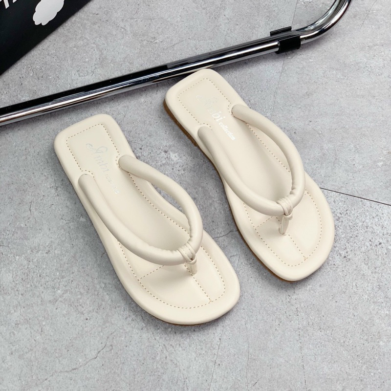 Dép lê nữ xỏ ngón da mềm êm siêu xinh