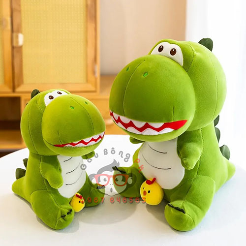 Gấu bông khủng long con gà mịn đẹp giá rẻ