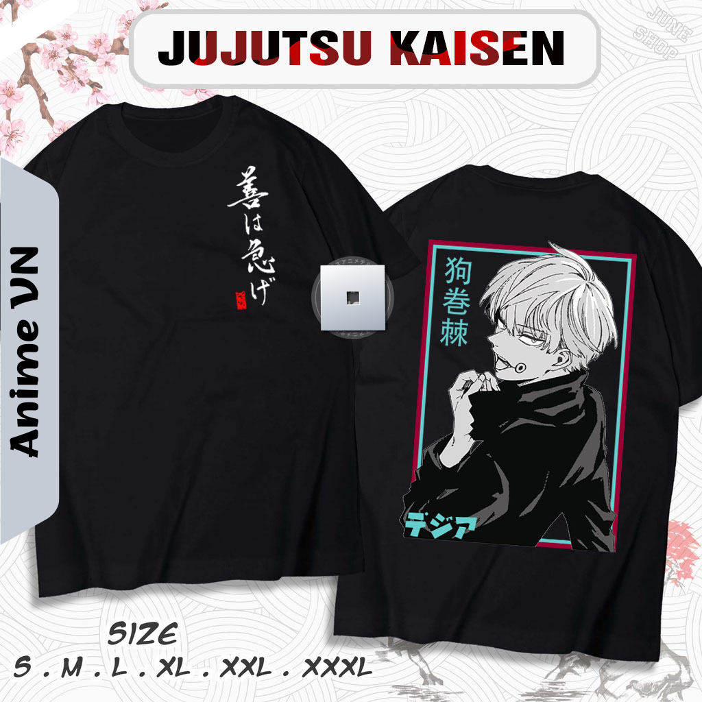 Áo thun Jujutsu Kaisen - BST Áo Anime in hình Gojo mới nhất cực ngầu, Áo thun chất thoáng mát co dãn