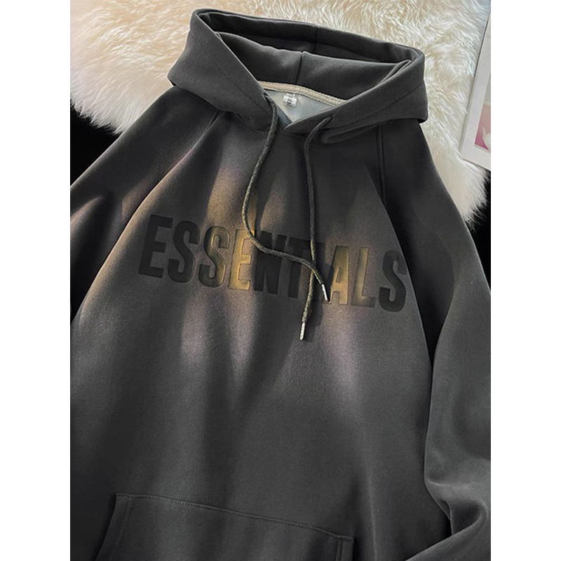 Áo hoodie form rộng tay bồng mũ hai lớp