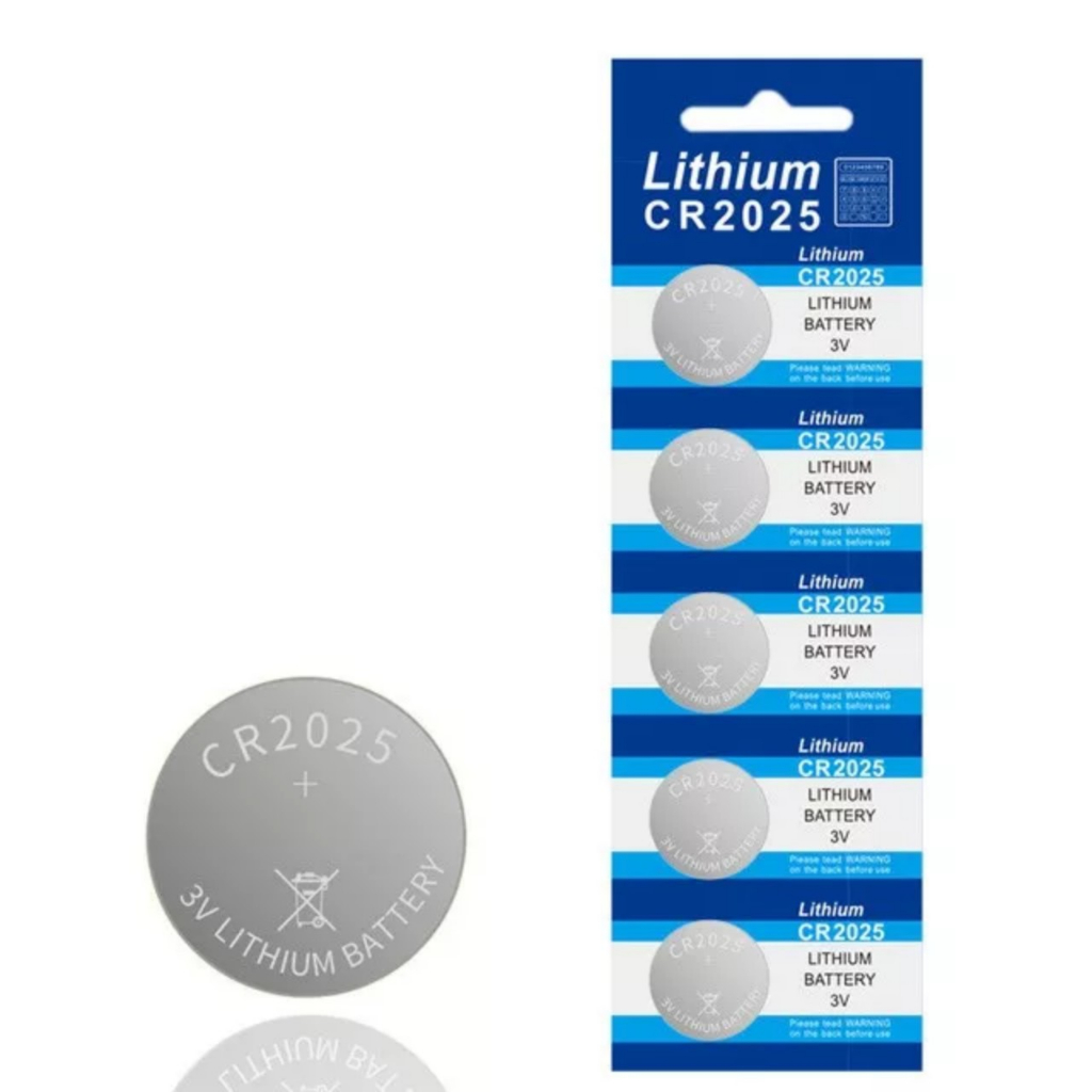 5 viên pin CR2016, CR2025 và CR2032 .