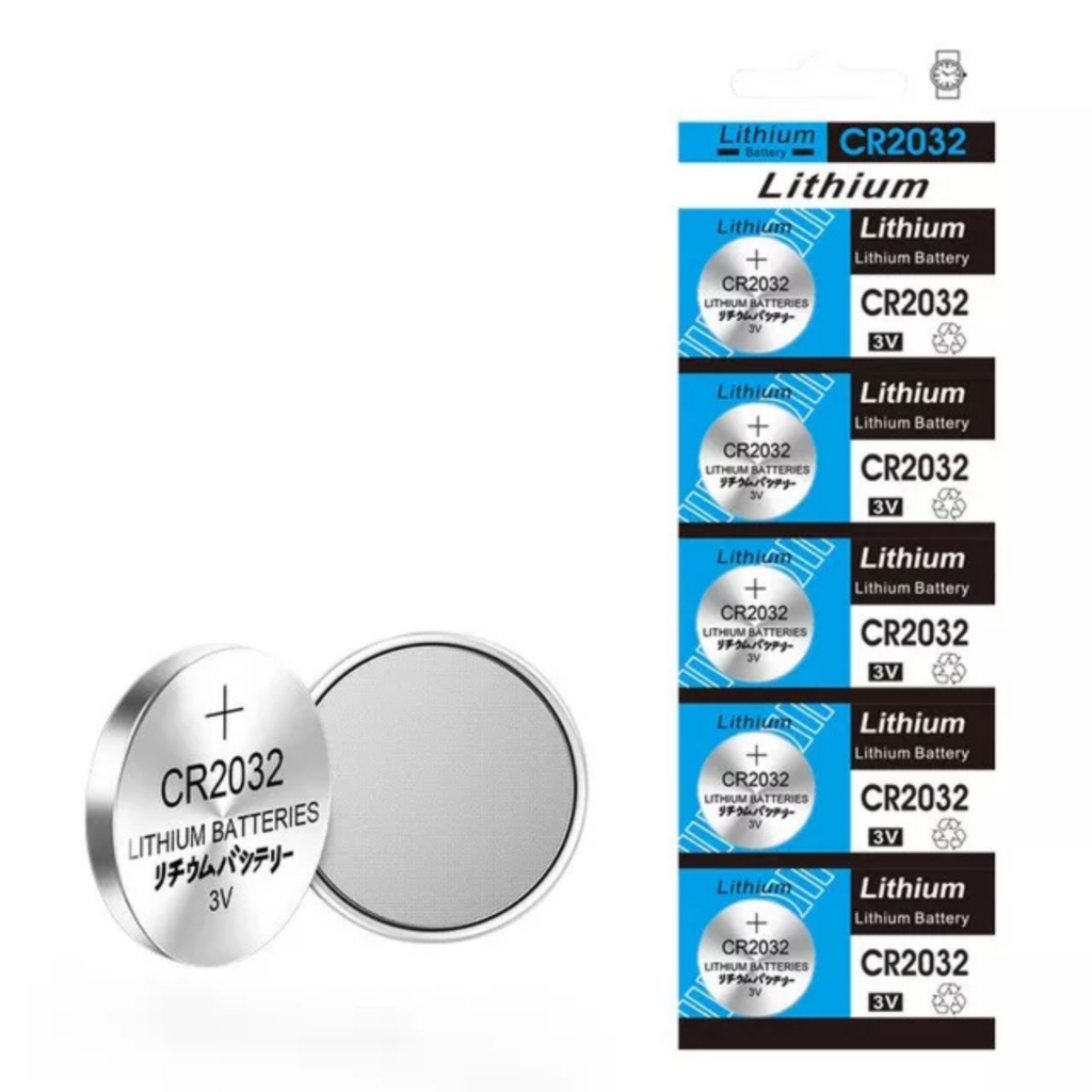 5 viên pin CR2016, CR2025 và CR2032 .