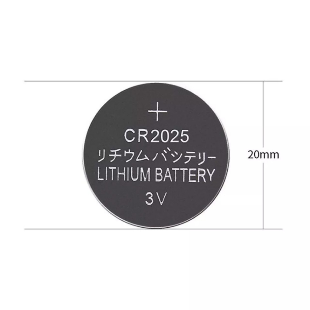 5 viên pin CR2016, CR2025 và CR2032 .