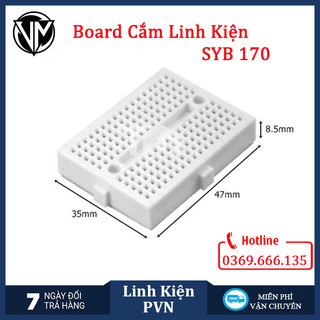 Breadboard cắm linh kiện mini syb 170