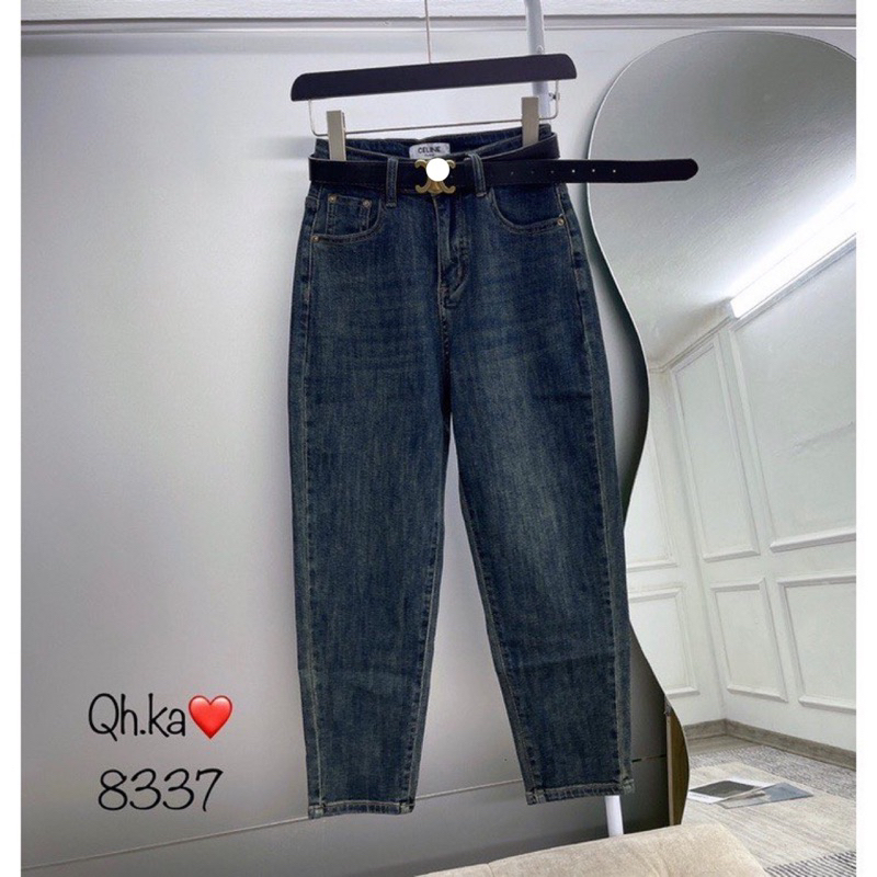 Quần jeans bò baggy kèm đai nhiều mẫu hàng QCL1