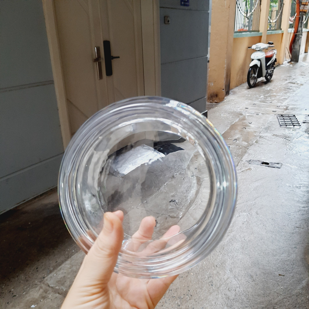 Bình thủy tinh/ trụ tròn thủy tinh/ bể thủy tinh mini thả hoa, nuôi cá, trồng terrarium, thủy sinh decor/ trang trí