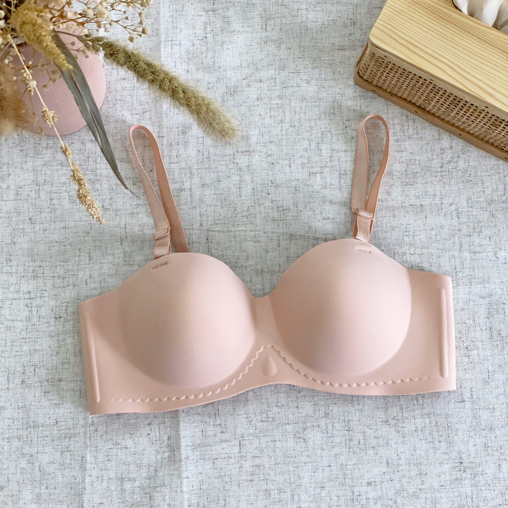 Áo lót nữ đúc su cúp ngang đệm bàn tay nâng ngực