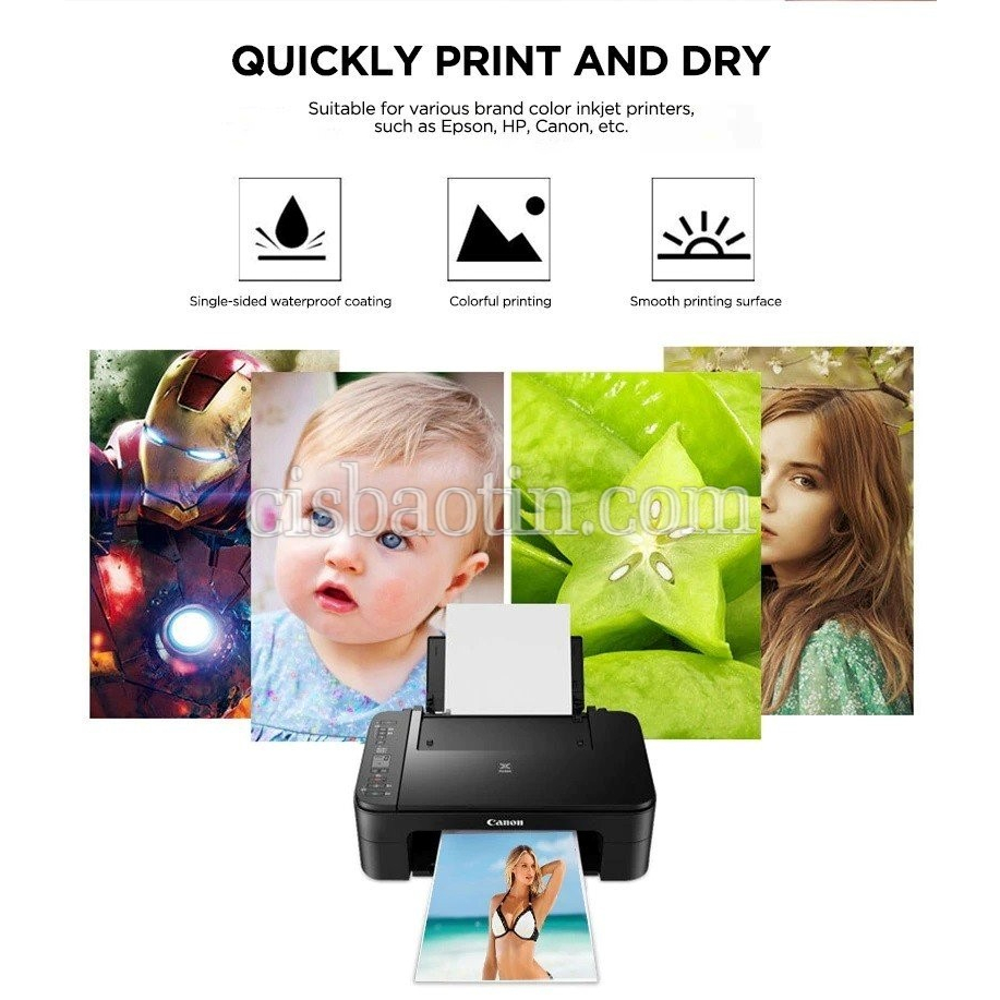 GIẤY IN ẢNH NAM CHÂM DÀNH CHO MÁY IN PHUN