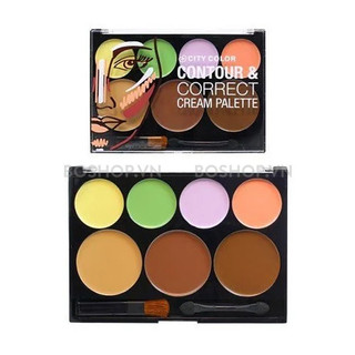 Bảng kem tạo khối CityColor Contour & Corrector 7 ô 32g
