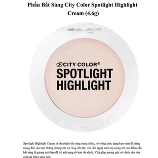 Kem bắt sáng SPOTLIGHT HIGHLIGHT CREAM City Color 4.6g
