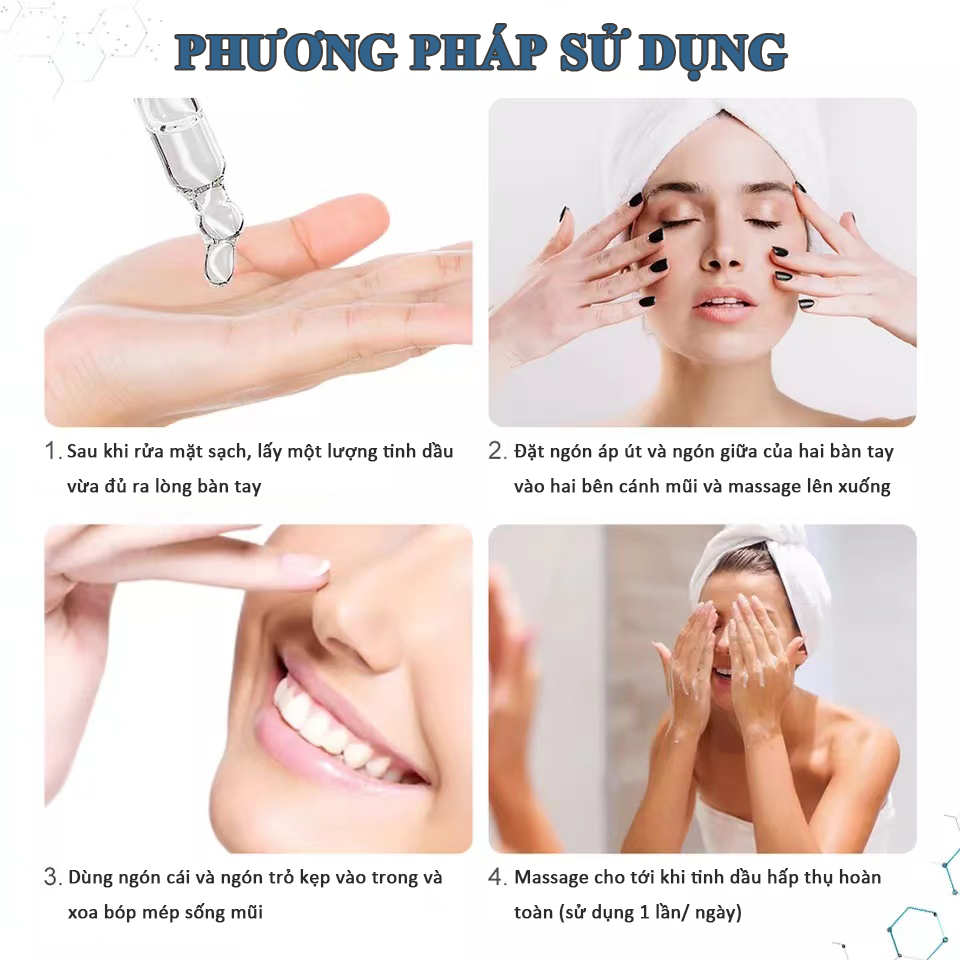 Serum cao mũi 10ml tinh dầu nâng mũi săn chắc định hình dáng mũi tăng chiều cao sống mũi