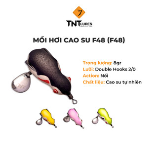  Mồi Câu Lure Nhái Hơi TNTLures Action Nổi F48 4,8cm 8g 