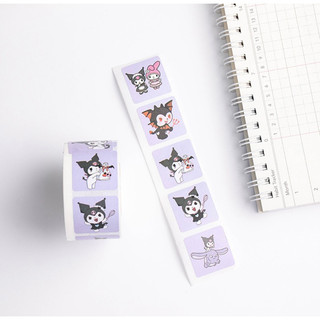 Cuộn 500 tem tròn/ sticker Sanrio
